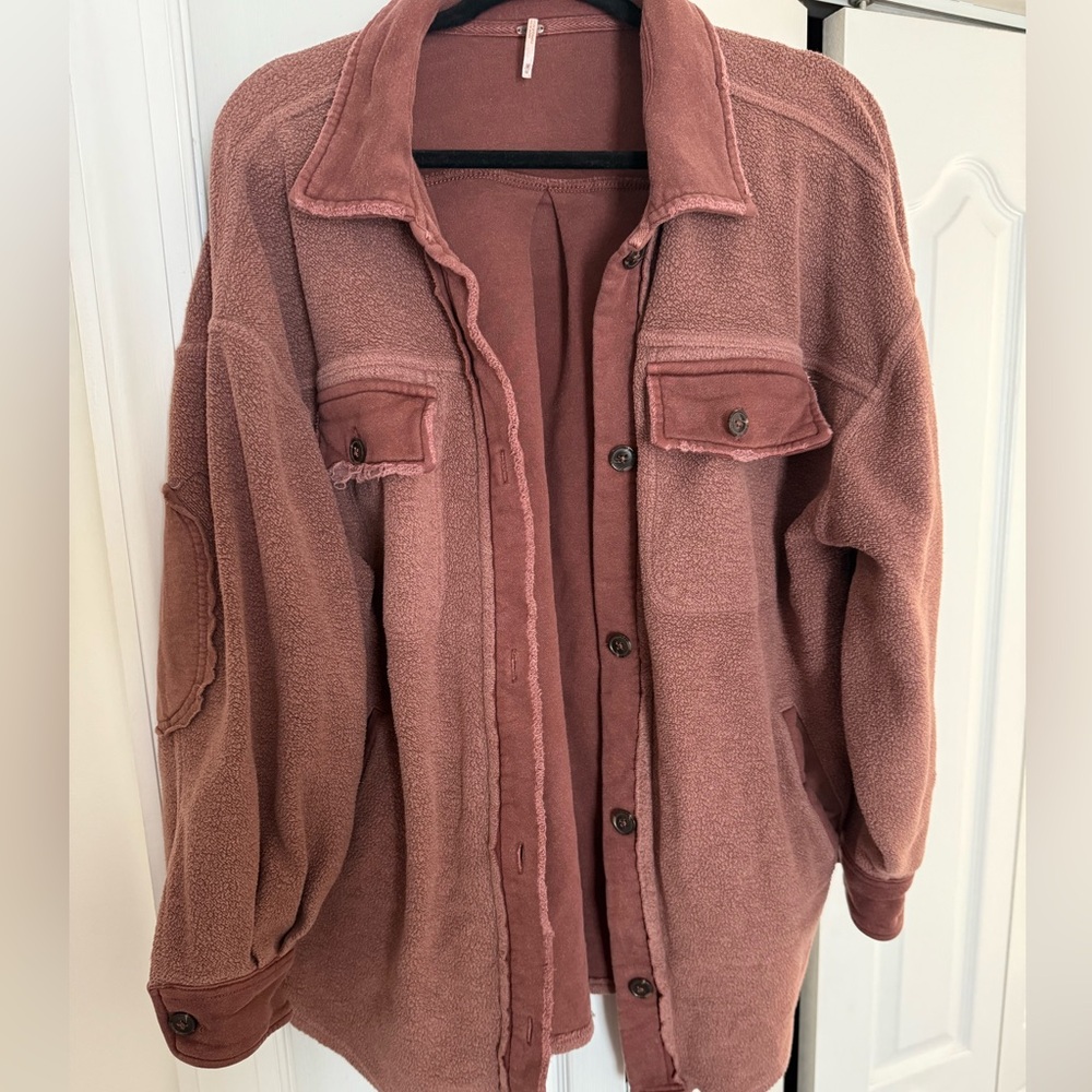 Free People ruby shacket
